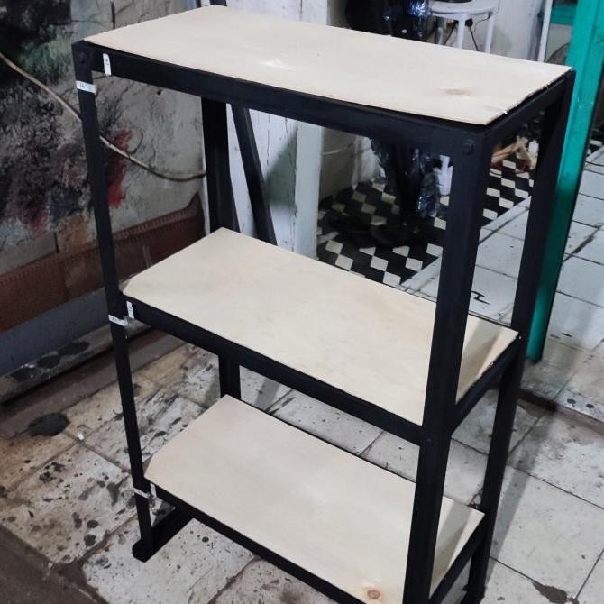 rak aquarium 3 susun 60x30 siku 4x4