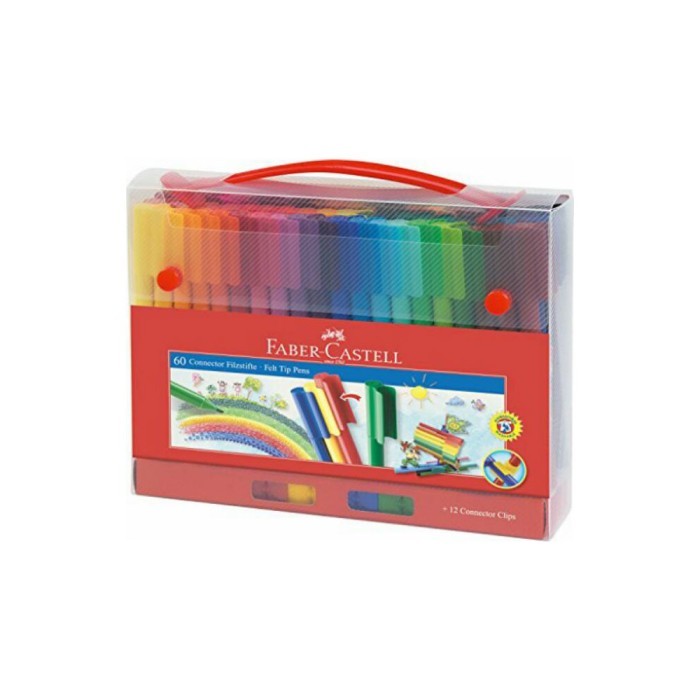 

FABER CASTELL Connector Pen Set 60 Creative Marker