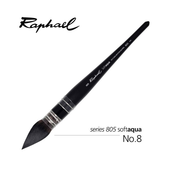 

RAPHAEL 805 SoftAqua No.8 Pointed MOP Brush