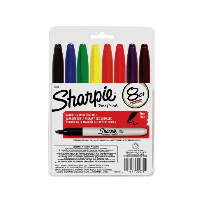 

SHARPIE Fine Point 8-pcs Set