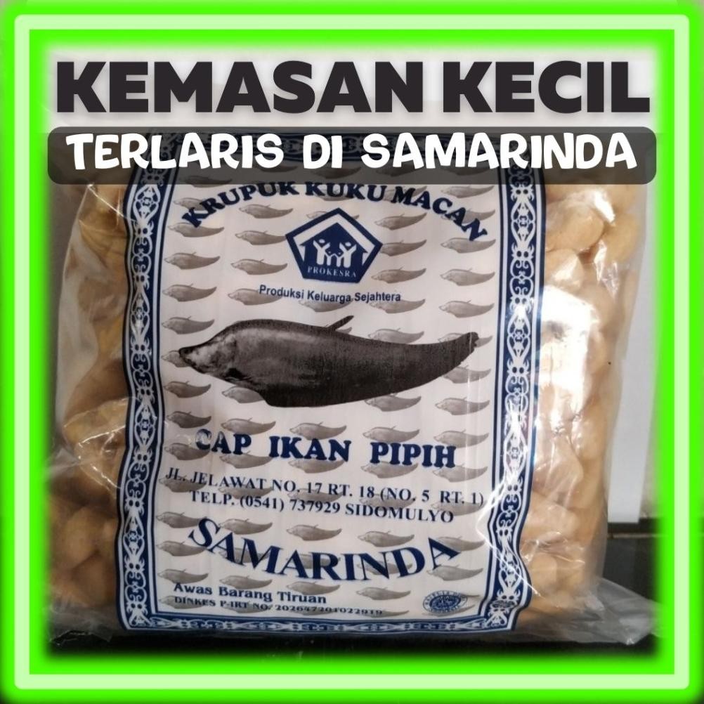 

Amplang Kuku Macan Cap Ikan Pipih (170gr) + Gratis Dus Untuk Packing ( Khas Samarinda )