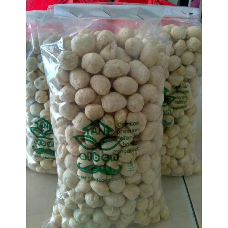 

KERUPUK BAKSO IKAN TENGGIRI 250gr, KERUPUK CUANKI AMPLANG KHAS SERANG