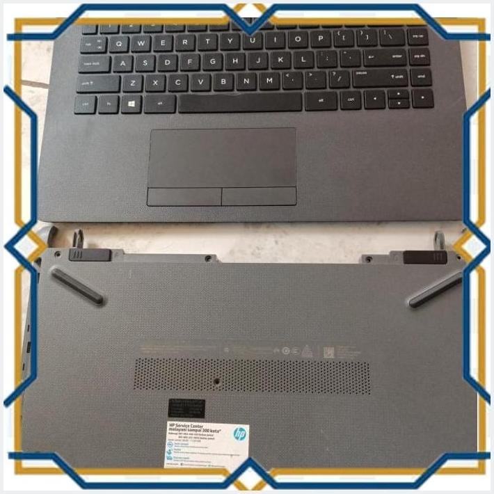 [all] casing palmrest + botom laptop hp 14 bs bw