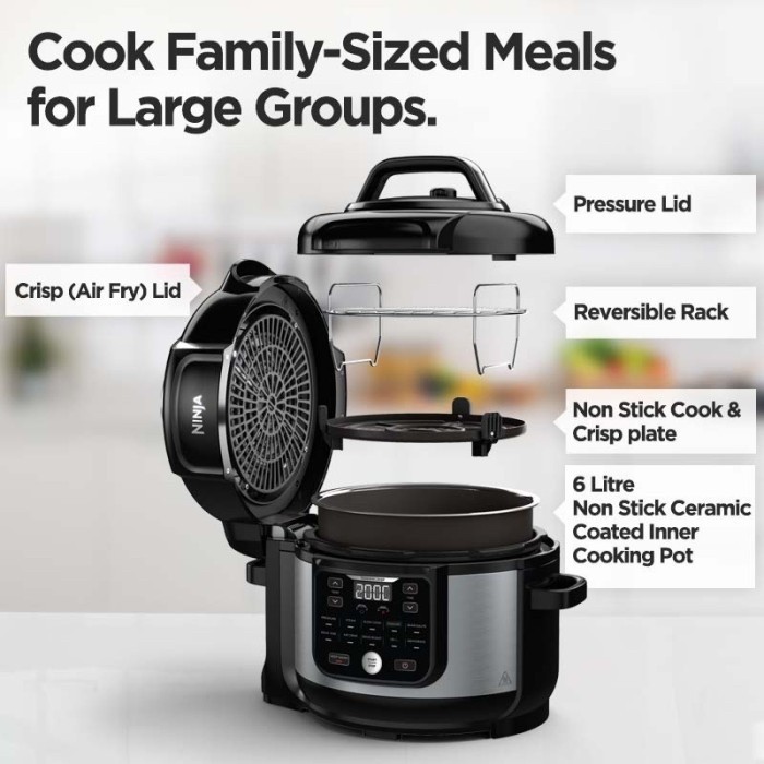 NINJA Foodi OP350 Multi Cooker 6L Air Fryer Presto Slow Cooker
