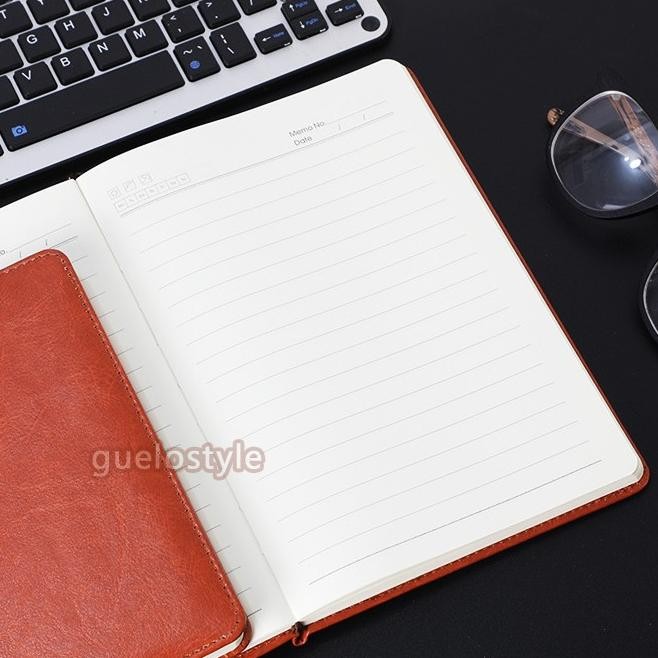 

BUKU NOTEBOOK / AGENDA KULIT A5 HITAM AG04