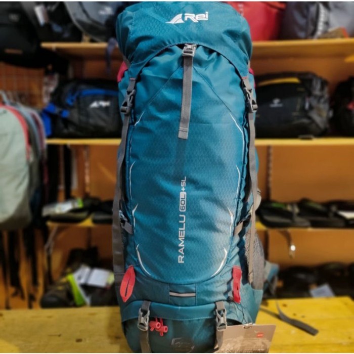 Tas Carrier Rei Ramelu 60+5L Tas Gunung Rei Ramelu 60L Original