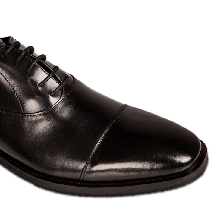 Damian Oxford Black / Sepatu Formal / Sepatu Nappa Milano