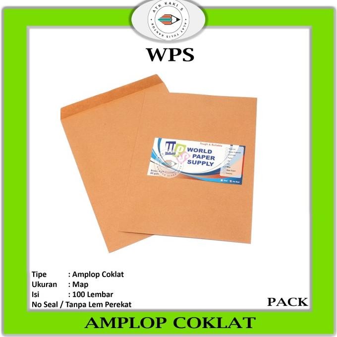 

Sale Khusus Gosend!!! Amplop Coklat Ukuran Map Wps ( 27,5 X 37,5 Cm )