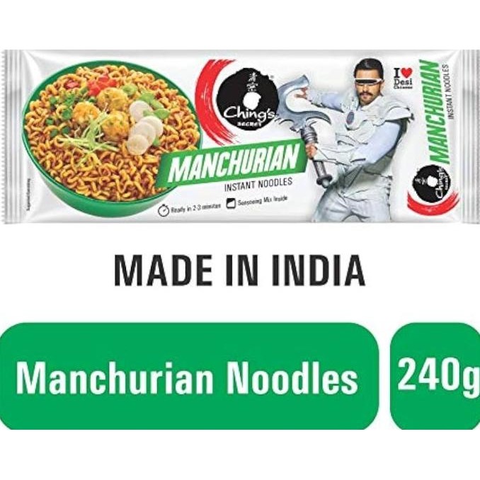 

best produk] CHING'S MANCHURIAN INSTAN NOODLES 240gr / Mie Instan / Mie Impor HALAL