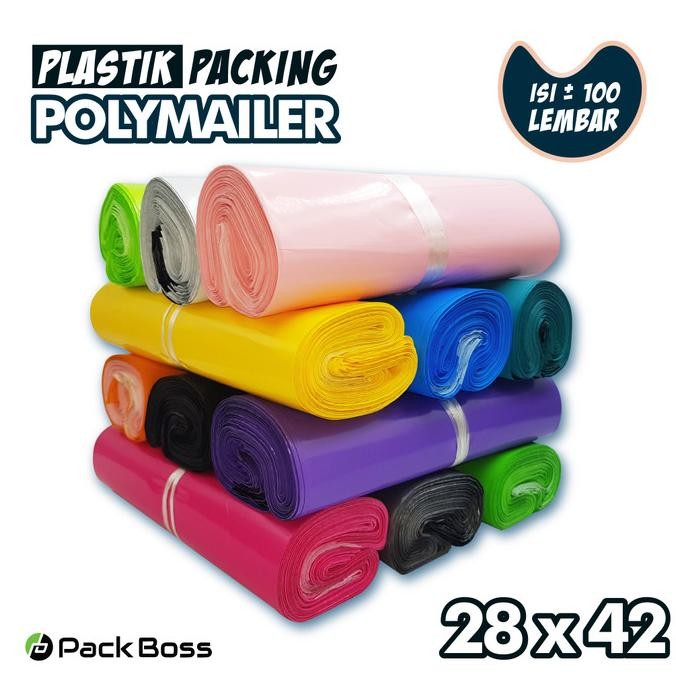 

Sale 28X42 Polymailer Packboss Isi 100 *Kualitas Boss * Harga Termurah*