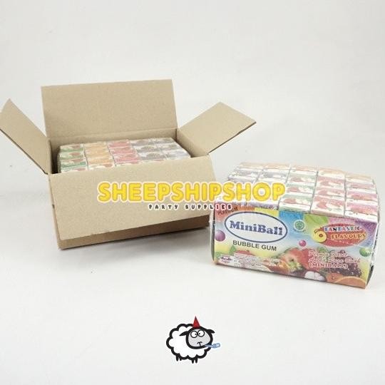 

<<<<<] GROSIR MINIBALL BUBBLE GUM [PACKING DUS] permen karet aneka rasa buah