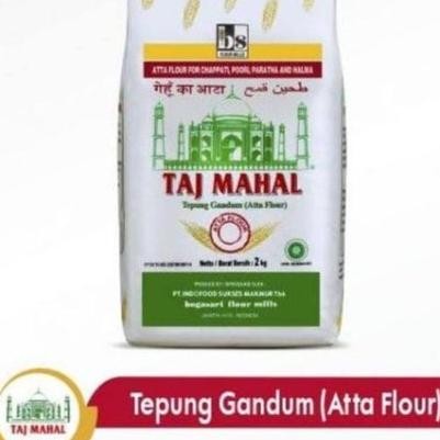 

~^~^~^] TEPUNG GANDUM ATTA TAJ MAHAL 2KG / Whole Wheat Bread