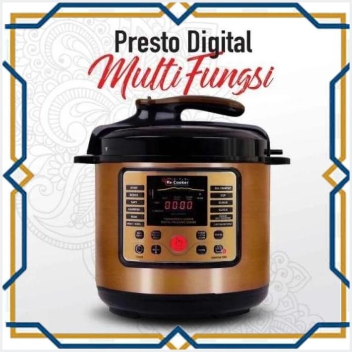 [myr] rb re cooker rp608 presto digital multi fungsi