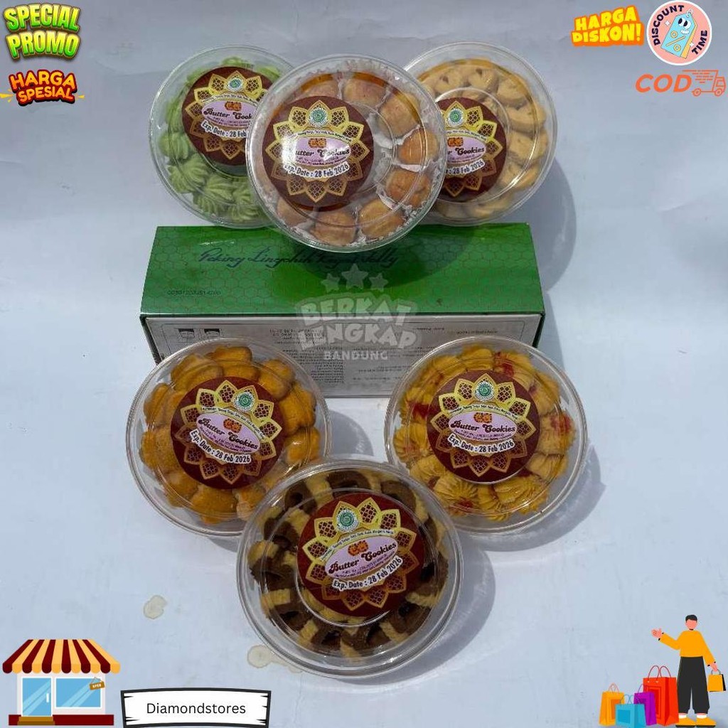 

Paket B Kue Kering Lebaran (Isi 6) D Promo 10.10