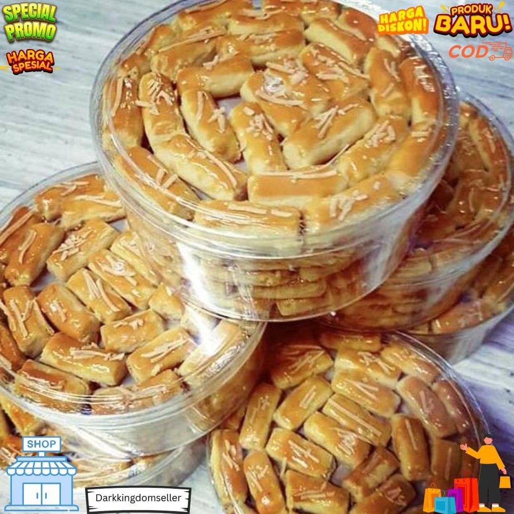 

Kue Kering Kue Kastengel Keju Isi 250 Gram (1/4 Kg ) Kue Kering Kue Kastengel Termurah D Promo Puncak