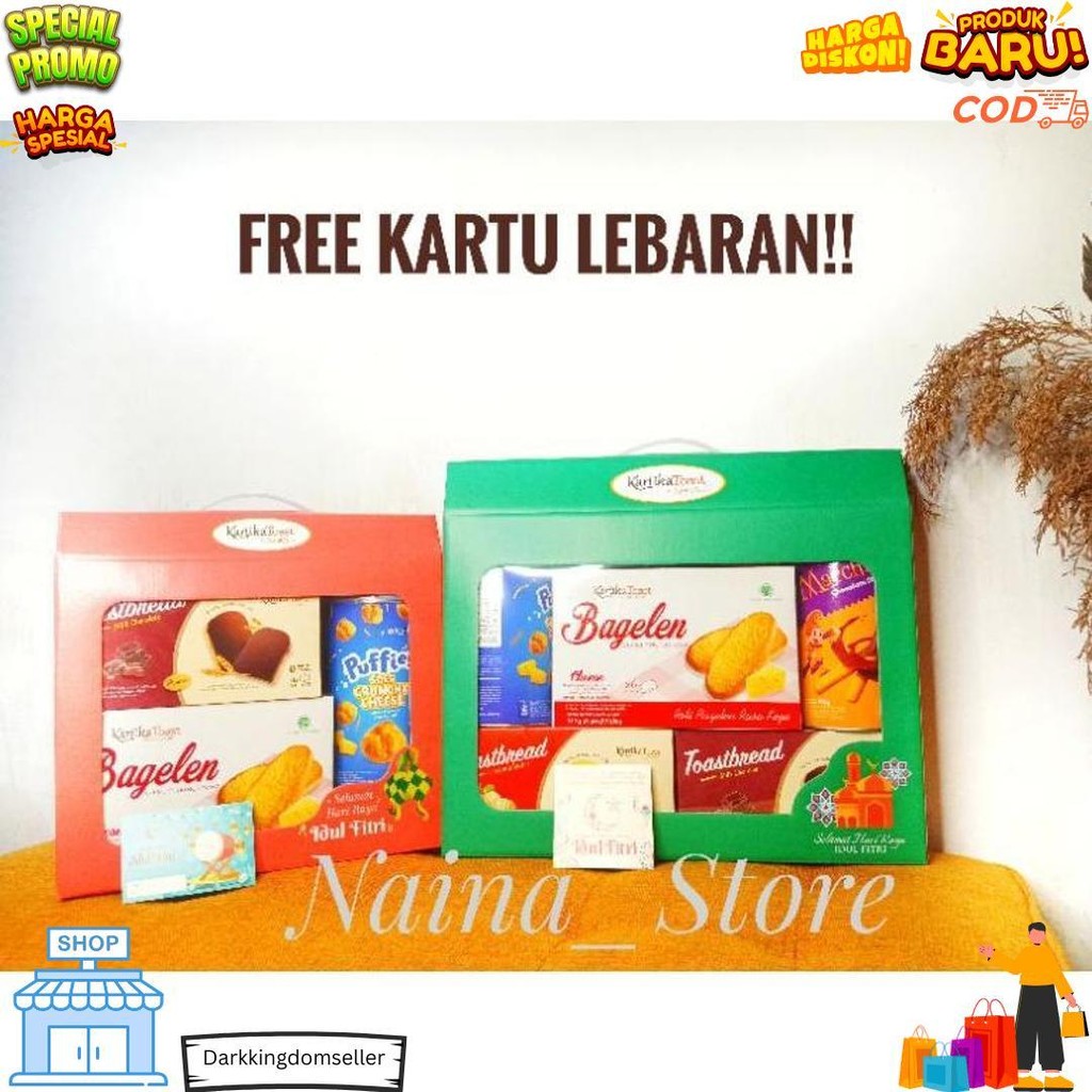 

Hampers Lebaran Kartikatoast By Kartikasari Bandung Free Card! Hampers Kue Kering Lebaran Minipack 3S 5S D Terlaris
