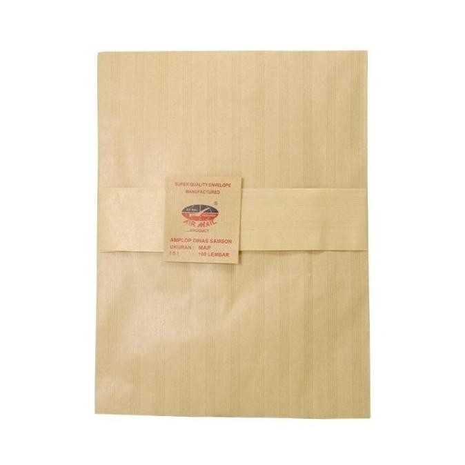 

Sale [ Pack ] Amplop Coklat Polos - Samson Air Mail Map Murah!