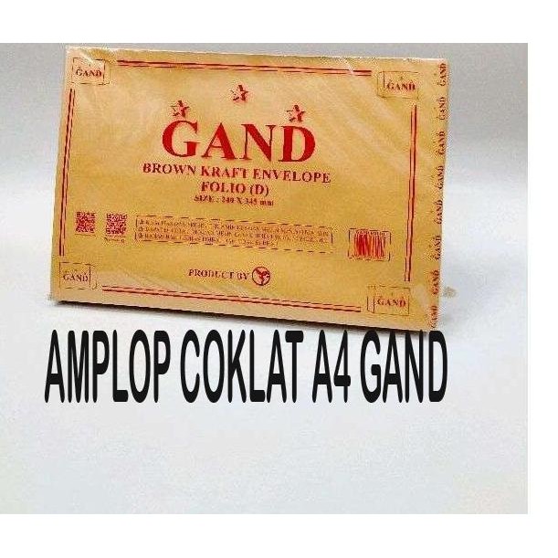 

Sale Gand Amplop Coklat A4 Gand Isi 100