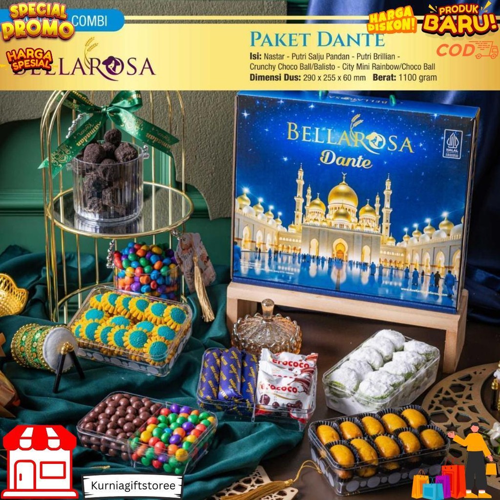 

Terlaris!! Kue Kering Bellarosa Paket Berkah Lebaran 2025 ( Berat 1Kilo ) D Termurah