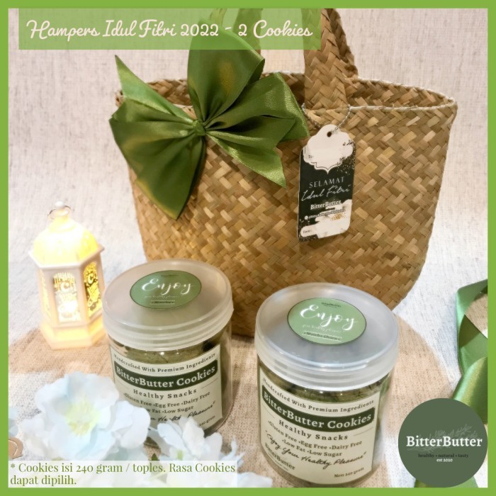

New! Hampers Lebaran Idul FitriHealthy Cookies Diet Friendly - 2 Cookies Lebaran