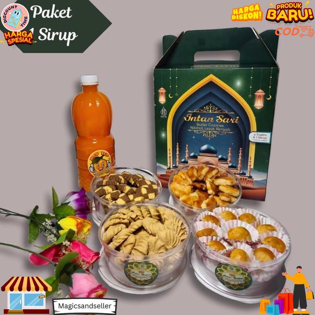 

Ready Paket Kue Kering Hampers Lebaran (Free Kartu Ucapan) D Termurah