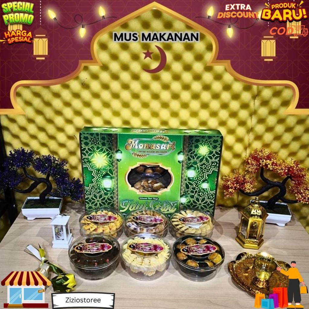 

Paket Kue Kering Lebaran Isi 6 Toples Hampers Kue Kering D Termurah