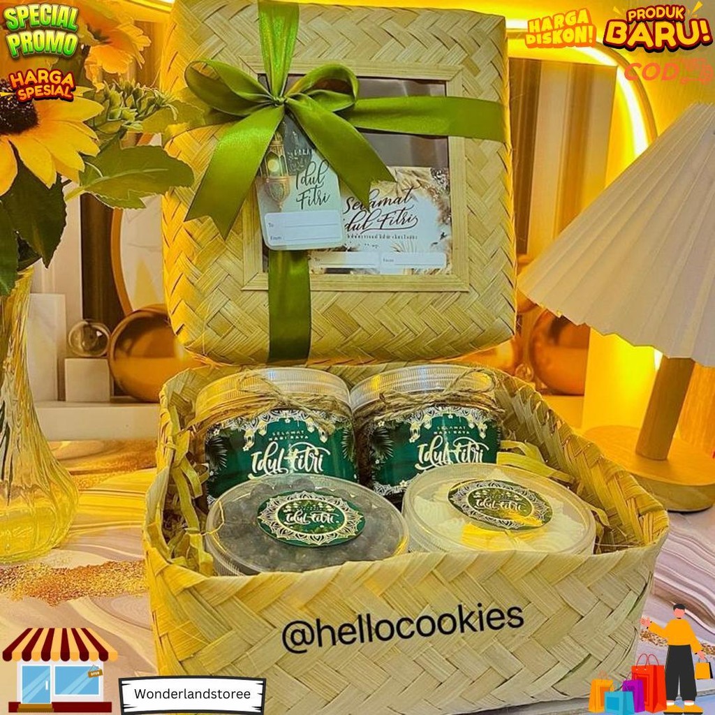 

Hampers Kue Kering Premium/Hampers Ramadhan/Eid/Hampers Murah D Best Seller