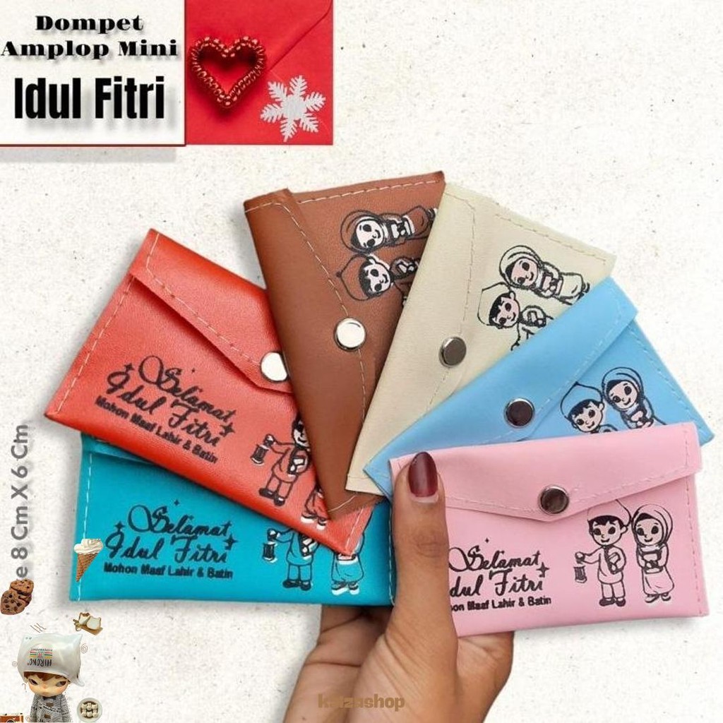 

[ 12 Pcs ]Mini Dompet Amplop Lebaran 2023/Idul Fitri 2023(Dapat 12Pcs) Kilat