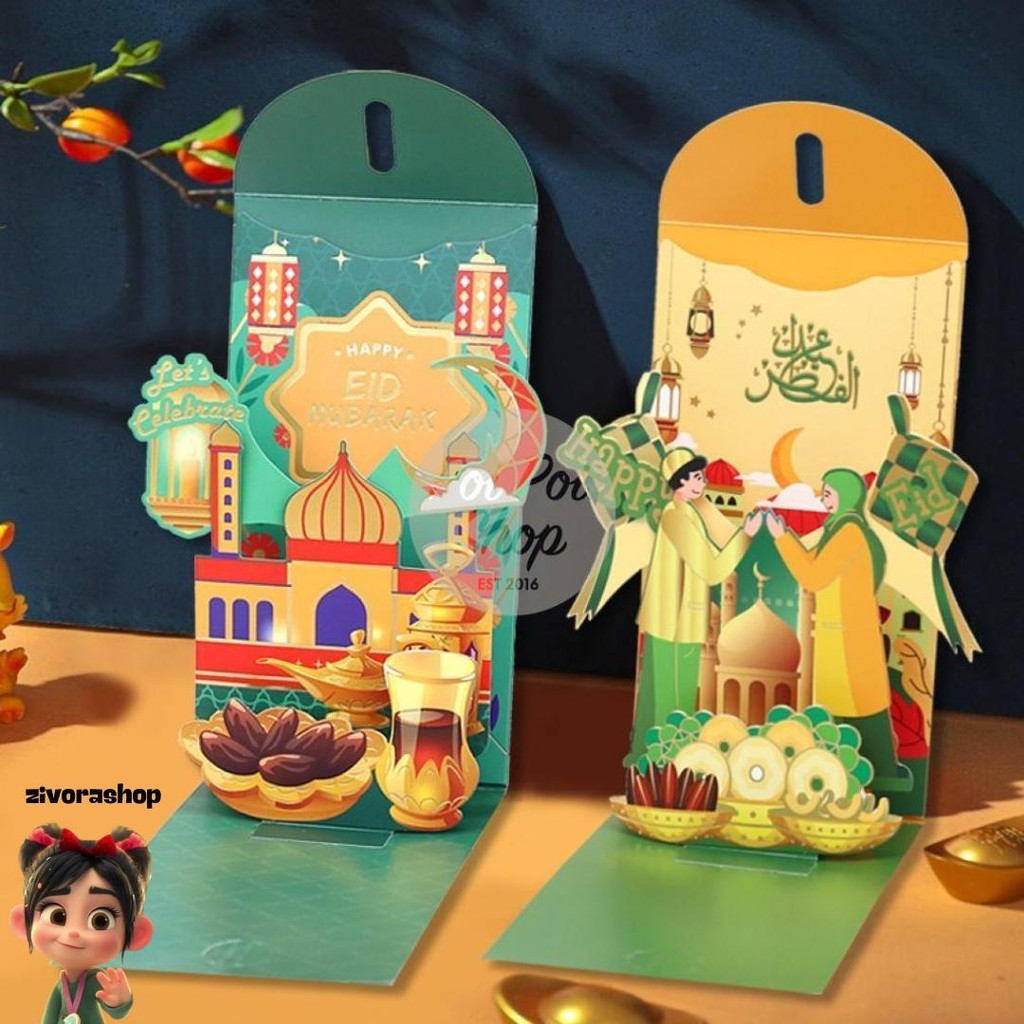 

Amplop Lebaran Idul Fitri 2025 Pop Up 3D 3 Dimensi Angpao Unik Premium Panjang Kado Unik Kado Angpao 3D Angpau Kartun Grosir Murah Tebal Motif Karakter Berkualitas Bahan Terbaik Murah Grosir Murah