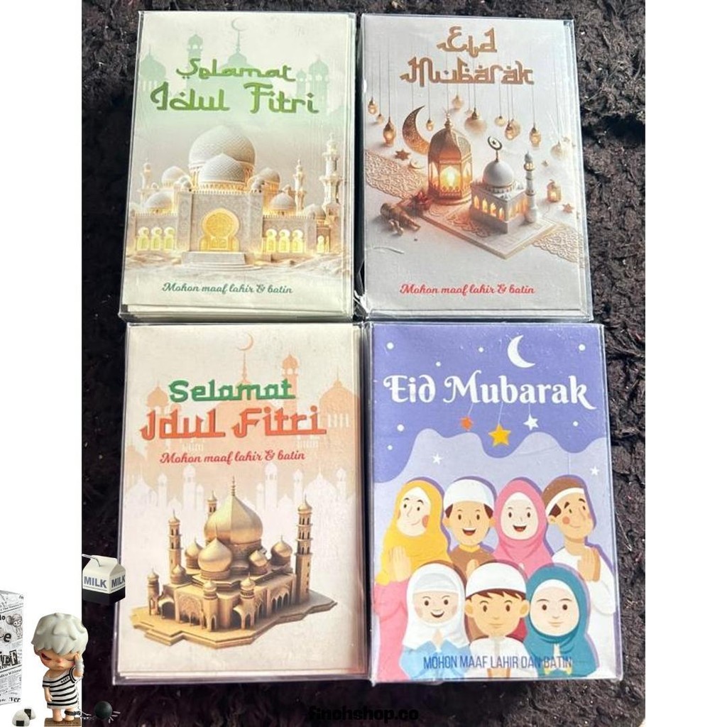 

Amplop Lebaran Hari Raya Idul Fitri Isi 50Pcs Angpao Karakter Lucu Ramadhan 2025 Kemasan Mika Promo