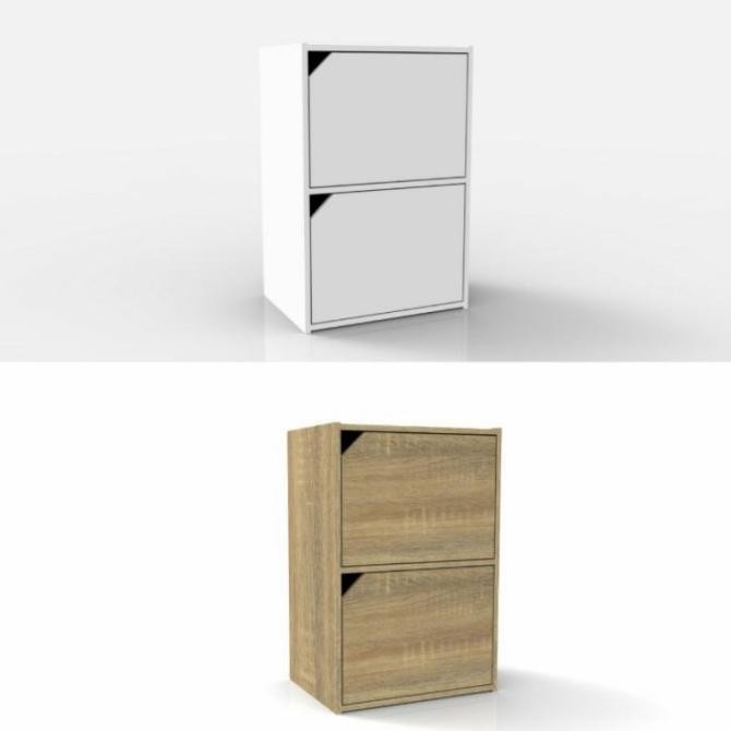 Nakas kamar tidur / lemari susun 2 / lemari kecil