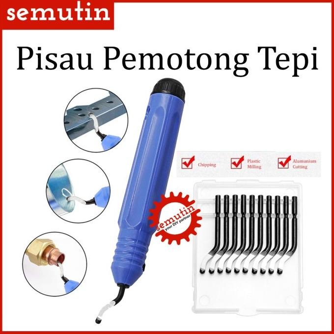 

Pisau Pengikis Pemotong Tepi / Deburring Bahan Tembaga Untuk Tabung