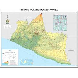 

Peta DI Yogyakarta ukuran 72 x 102