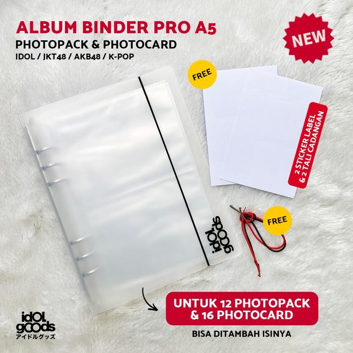 Album Binder A5 Pro 6 Ring Photopack Photocard Forst Mika Tebal IDOL GOODS JKT48 AKB48 KPOP