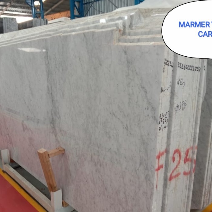 TOP TABLE MARMER WHITE CARARA / TOP TABLE WASTAFEL