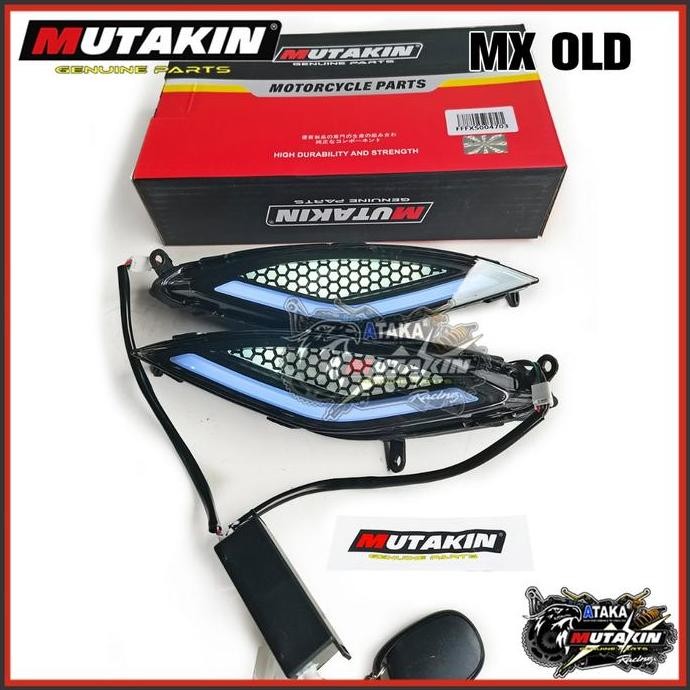 mutakin lampu alis 7 warna motor lampu senja gaban jupiter mx old pilot light