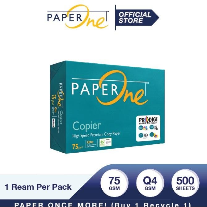 

PaperOne Kertas HVS Fotocopy 75g Q4 - Reem B2B