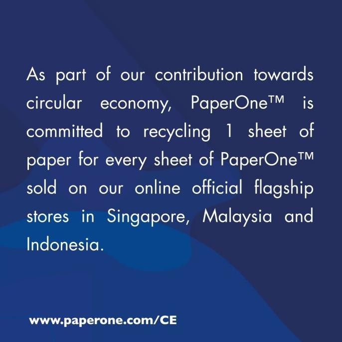 

PaperOne Kertas A4 80gr All Purpose 1 Rim (500 lembar) Kertas HVS