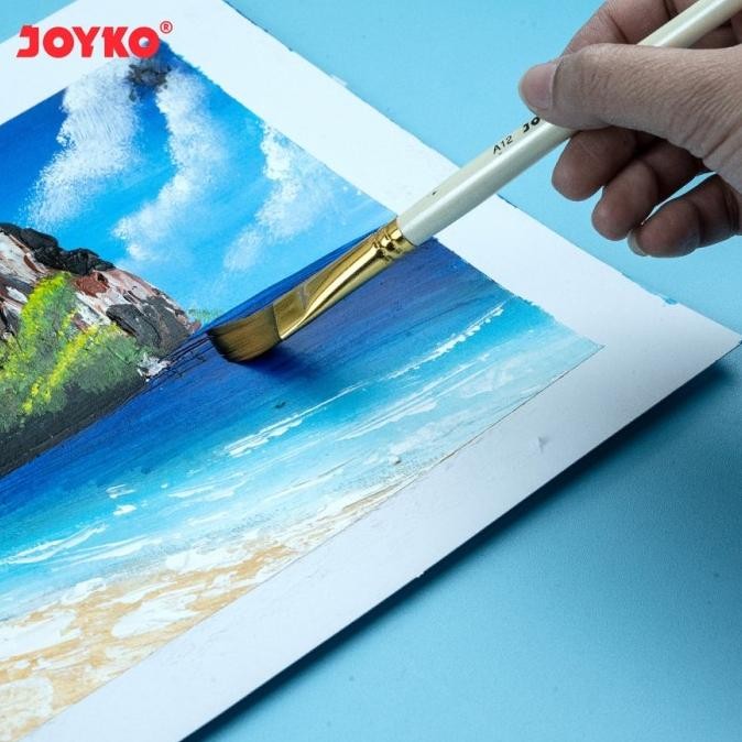 

Joyko Kuas Lukis Set 15 + Pisau Palet + Spons + Storage Bag /Art Brush Original Dan Terlaris