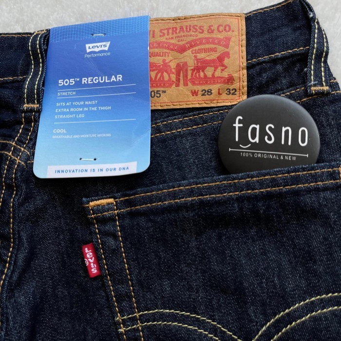 ORIGINAL Levis 505 PERFORMANCE COOL Stretch Denim Rinse.[ Lightweight Denim ]