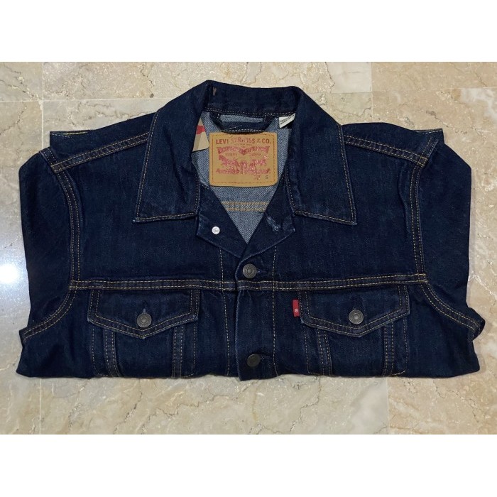 Levis Jaket Trucker Jacket Original Fit Rinse 72334-0134