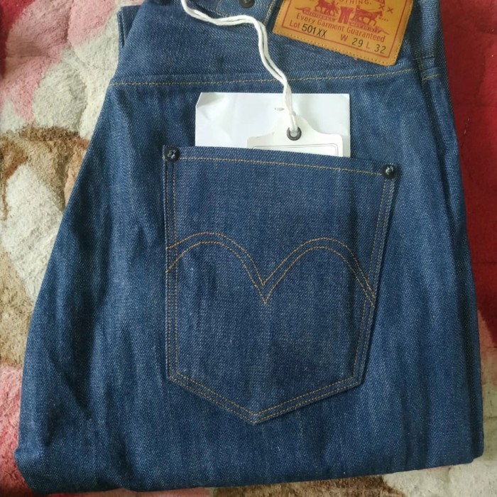 LEVIS VINTAGE CLOTHING RAW 1890 SELVEDGE RIGID DENIM
