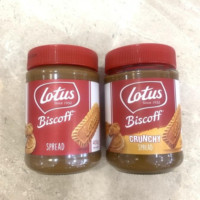 

=====] Lotus biscoff spread 400gr selai crunchy resmi bpom