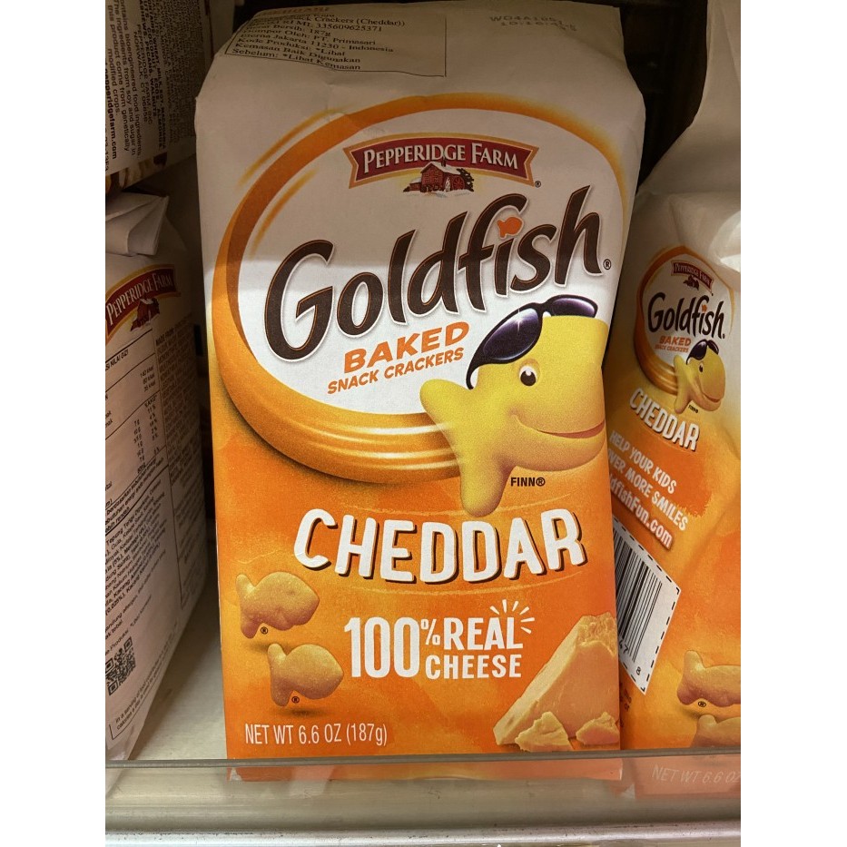 

PEPPERIDGE GOLDFISH CHEDDAR 187 GR