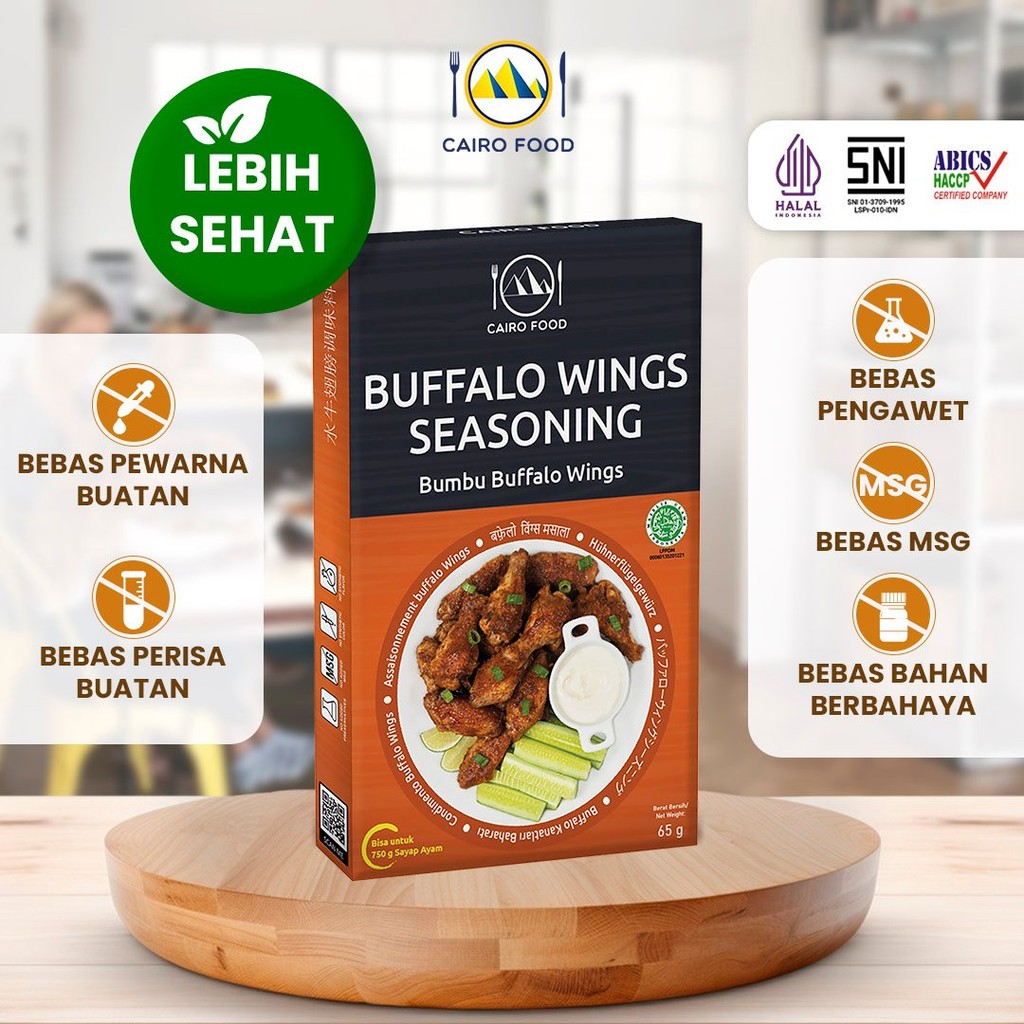 

Bumbu Buffalo Wings Spice Mix Sehat - Cairo Food