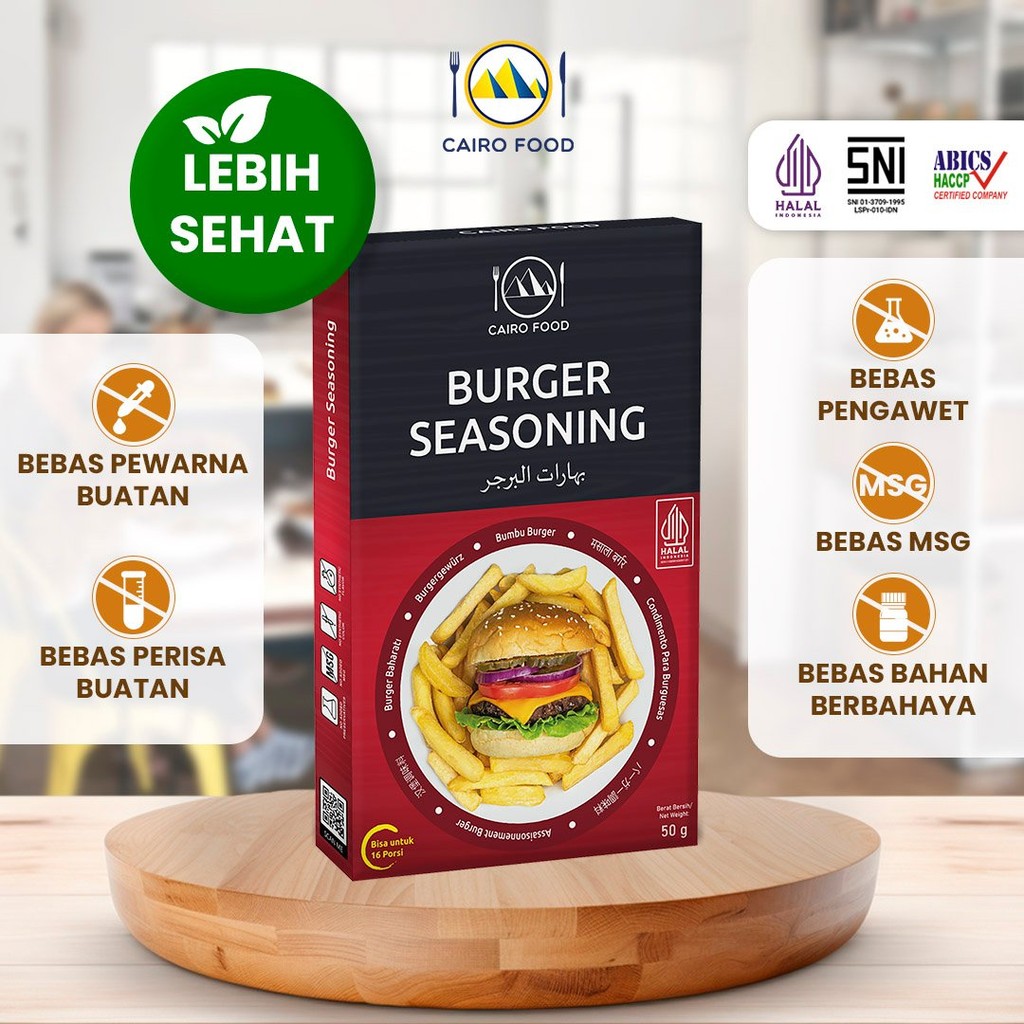 

Bumbu Burger Spice Mix Sehat - Cairo Food