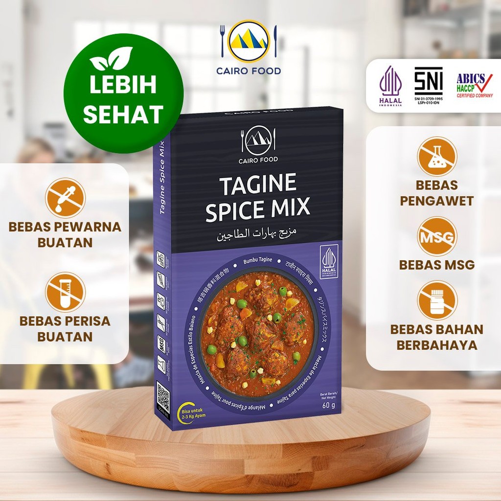 

Bumbu Tagine Spice Mix Sehat - Cairo Food