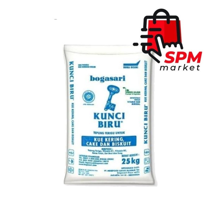 

Tepung Kunci Biru 25 kg ( bukan tepung segitiga )