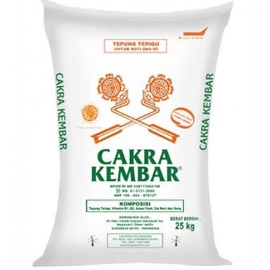 

Tepung Cakra Kembar 25 kg(pengiriman pake gojek )