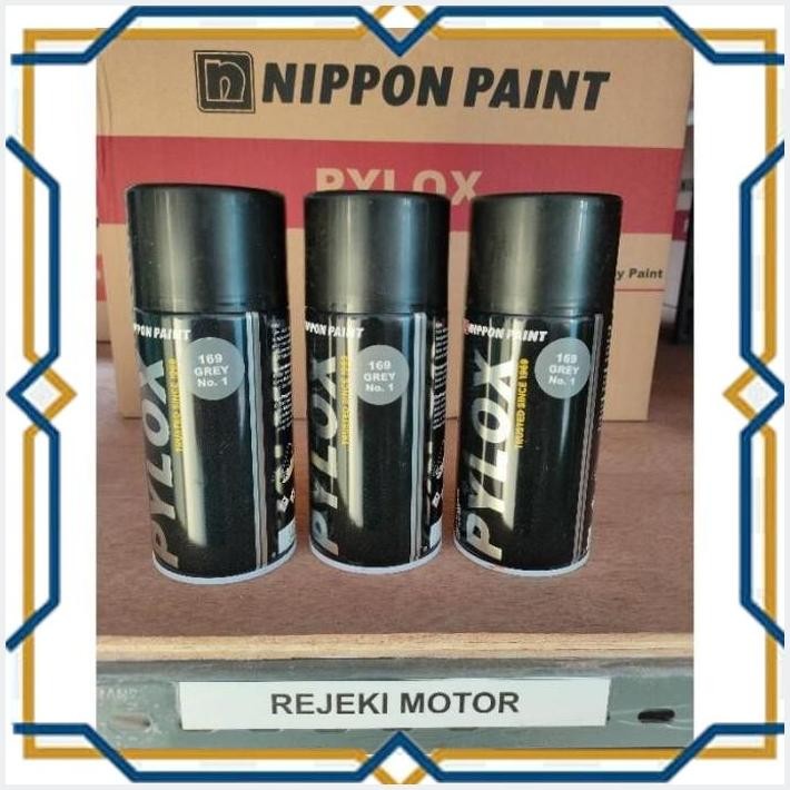 [rej] cat pylox 169 grey no 1 cat semprot 300 cc nippon paint